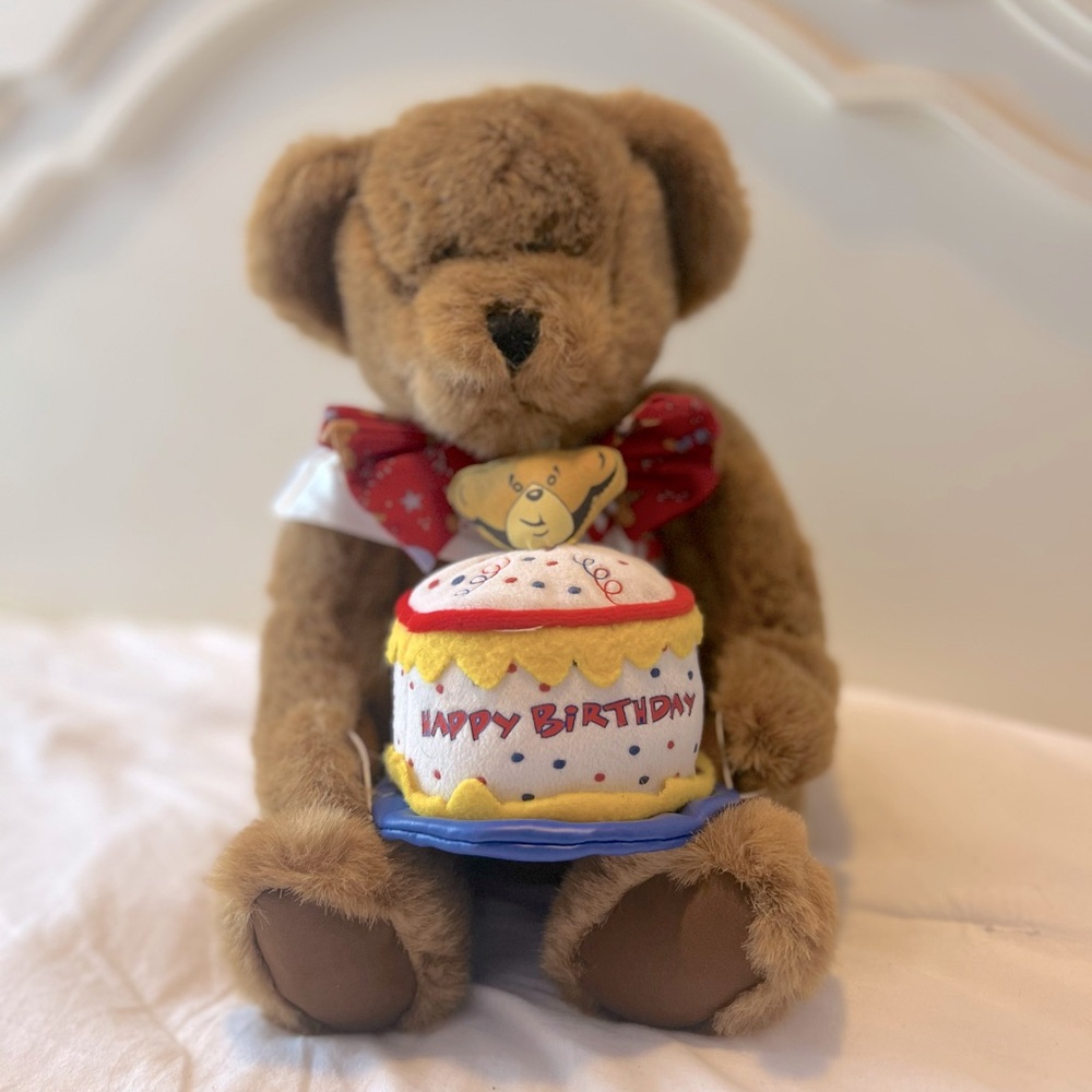 Build a Bear with Birthday Cake